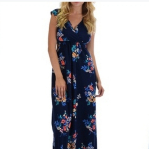 lyss loo Dresses & Skirts - Lyss Loo Floral Maxi Dress